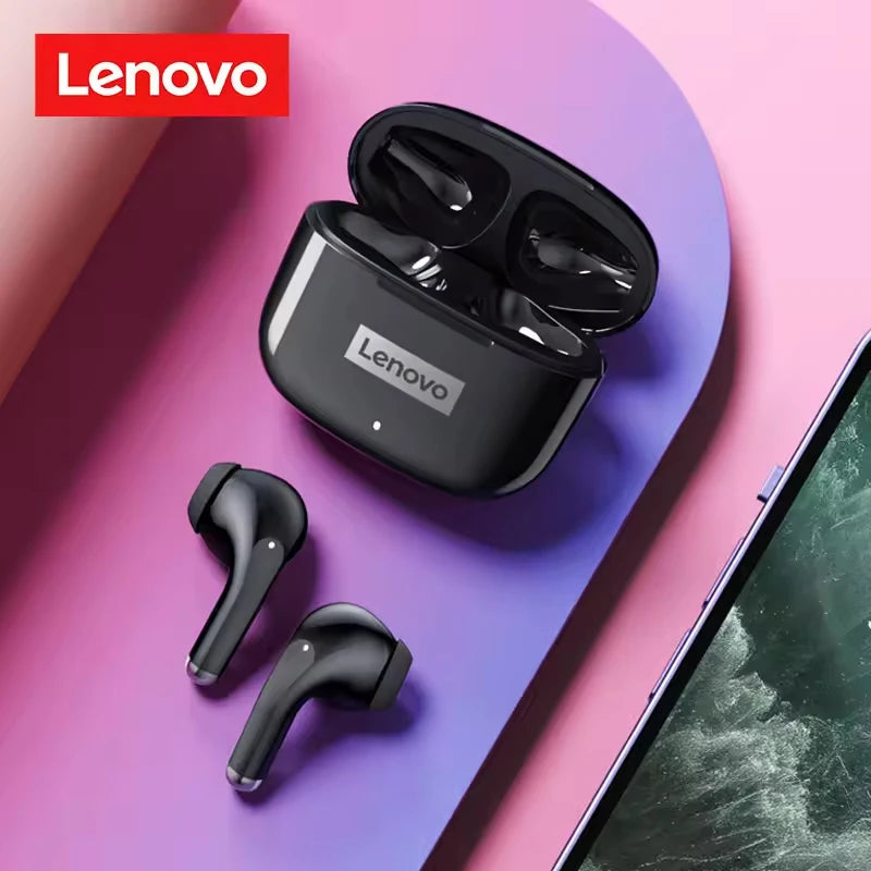 NEW Lenovo LP40 Pro TWS Bluetooth 5.3 Quick Connect Earphones Ergonomic Design Headphones Powerful Transmission Speed Headset