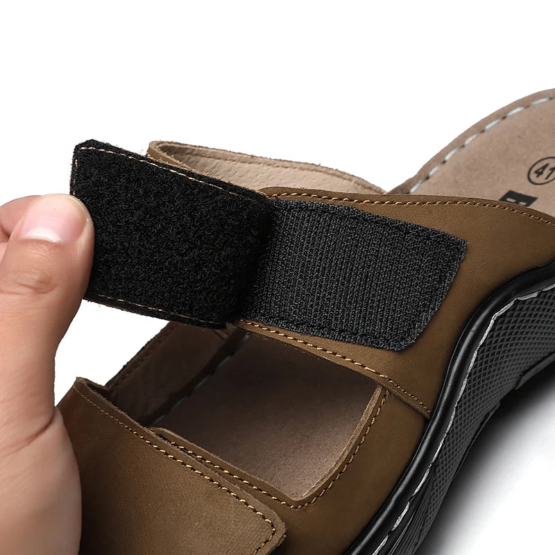Men's Genuine Cowhide Leather Sandals