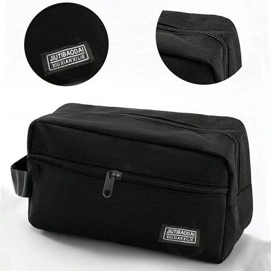 Men's Business Toiletry Bag, Travel Makeup Organizer, Large Capacity Storage Pouch, Durable Fashion Design, Ideal for Daily Use