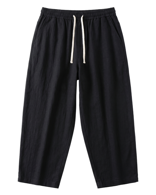 Cotton Linen Baggy Pants