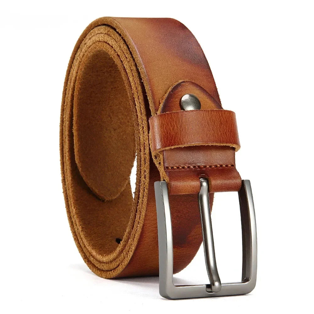 Men's Genuine Cowskin Leather Belt