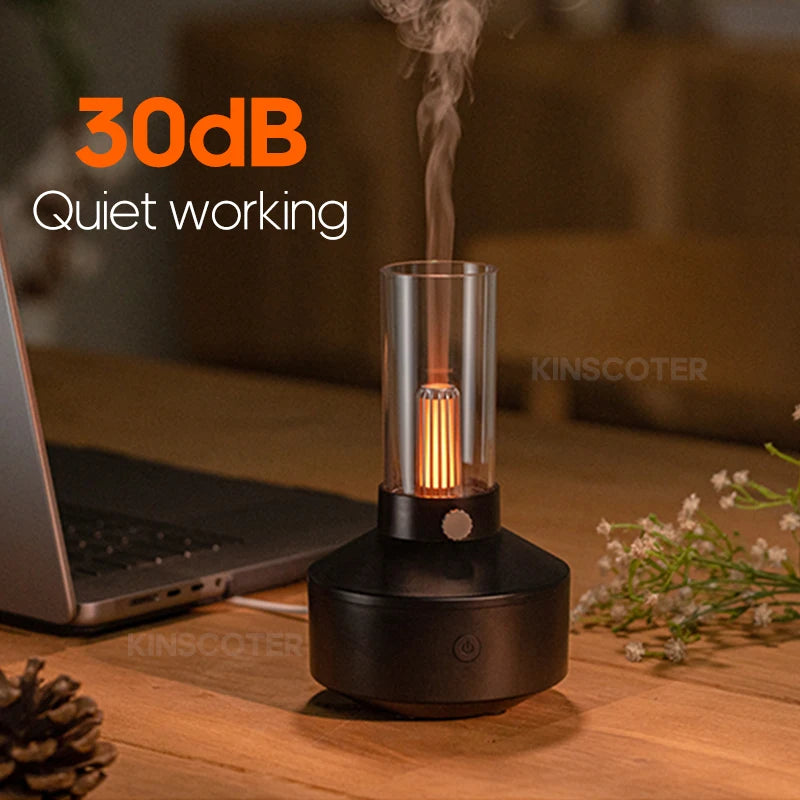 KINSCOTER Aromatherapy Essential Oil Fragrance Diffuser, Electric USB Aroma Diffuser, Mini Bedroom Ultrasonic Air Humidifier