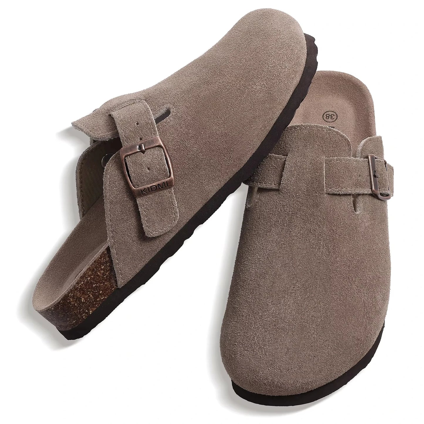 Men's Suede Mules Slippers