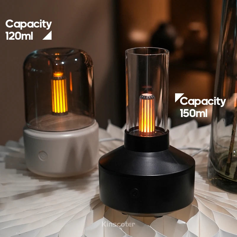 KINSCOTER Aromatherapy Essential Oil Fragrance Diffuser, Electric USB Aroma Diffuser, Mini Bedroom Ultrasonic Air Humidifier