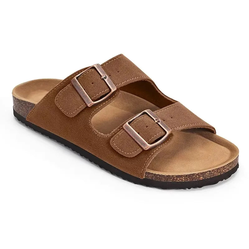Men's Suede Mules Slippers