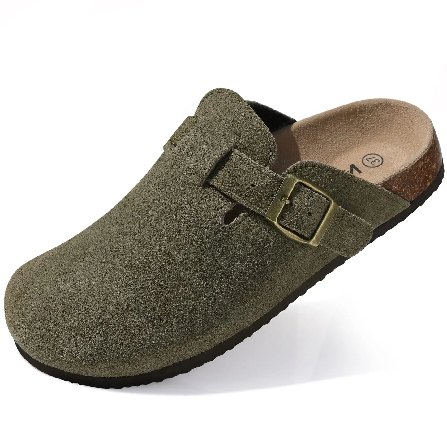 Men's Suede Mules Slippers