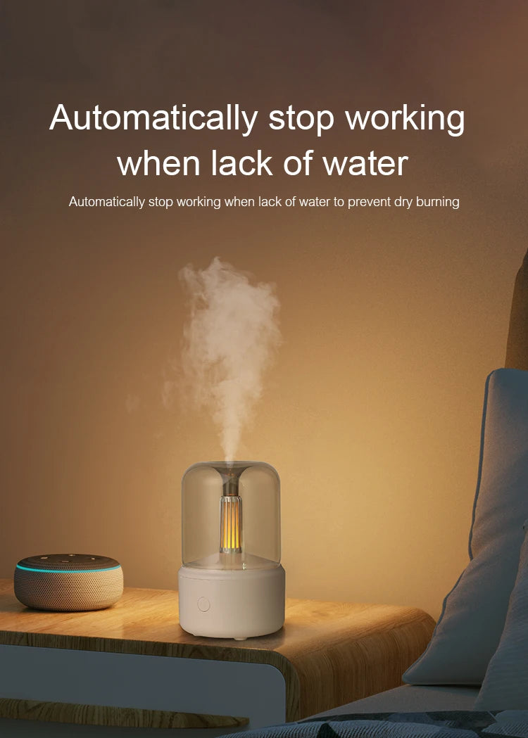 KINSCOTER Aromatherapy Essential Oil Fragrance Diffuser, Electric USB Aroma Diffuser, Mini Bedroom Ultrasonic Air Humidifier