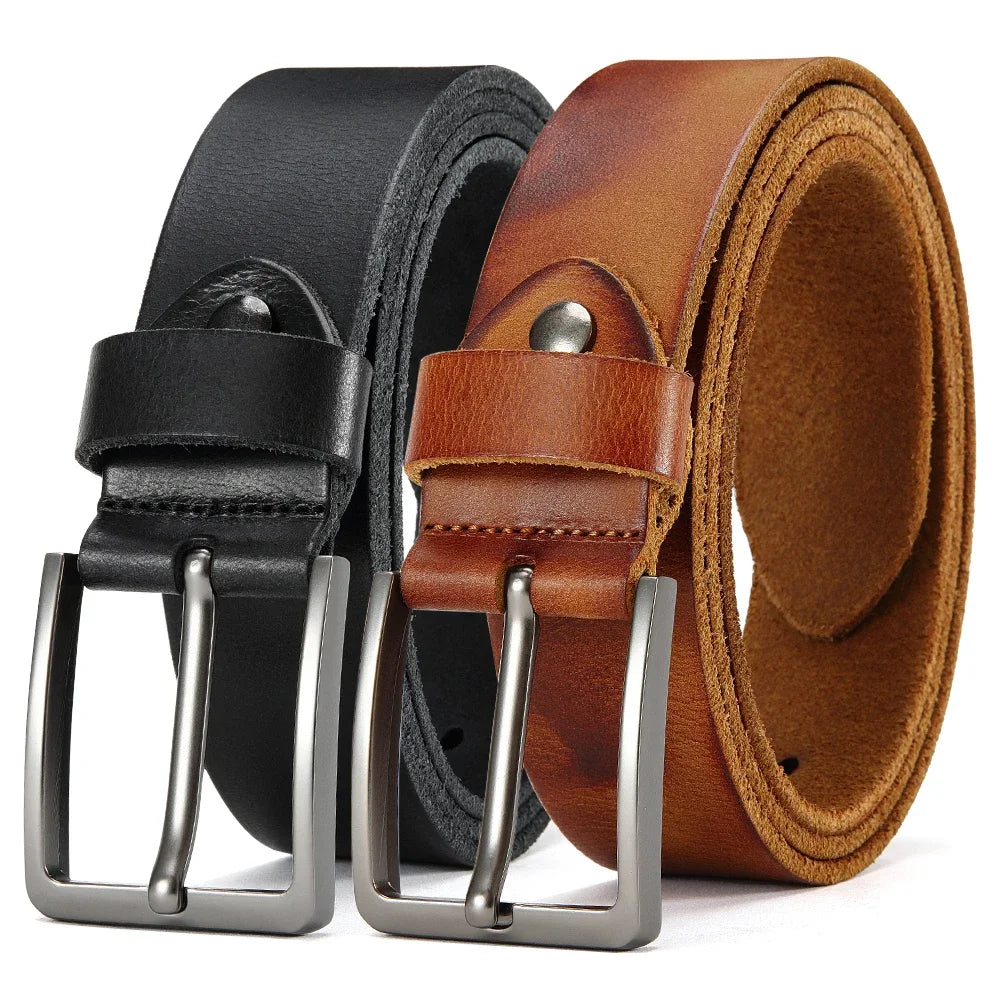 Men's Genuine Cowskin Leather Belt