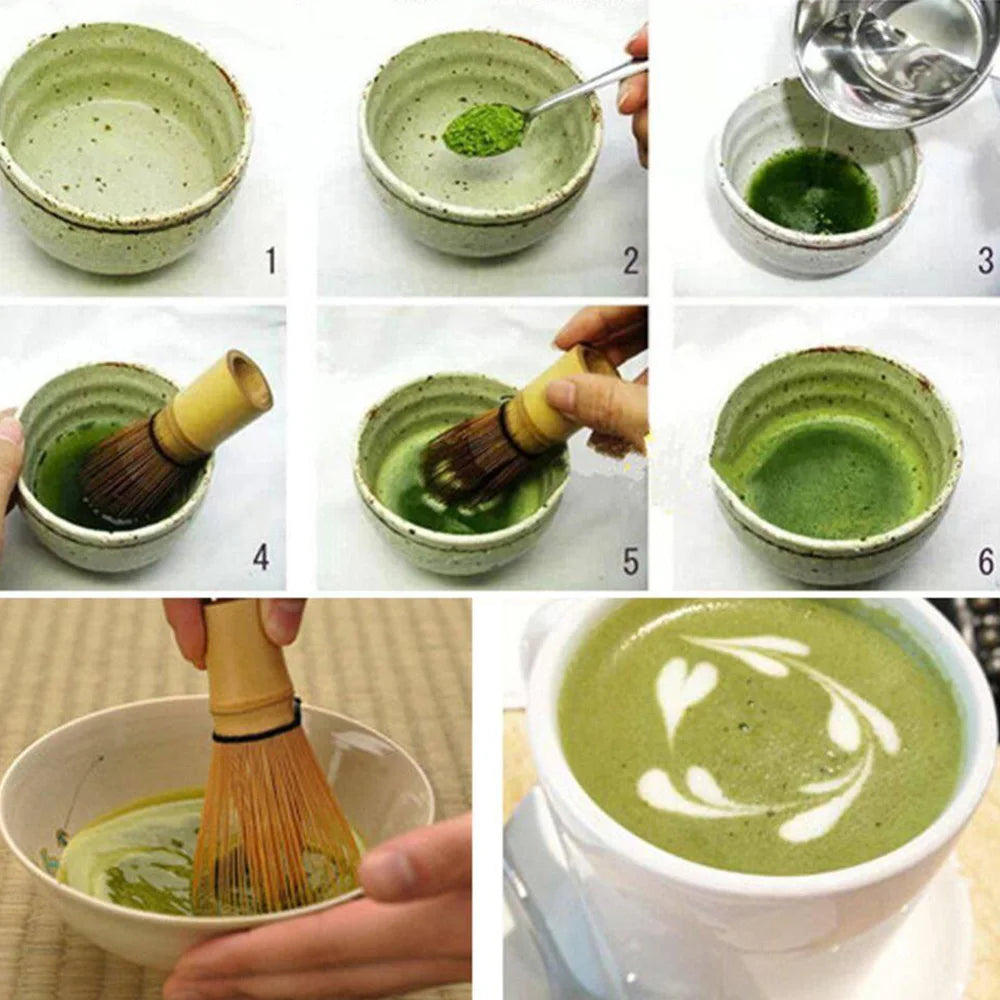 Tea Set Japanese Tea Set Matcha Whisk (Chasen) Tea Spoon And Scoop (Chashaku) Matcha Tea Set Bamboo Accessories ﻿