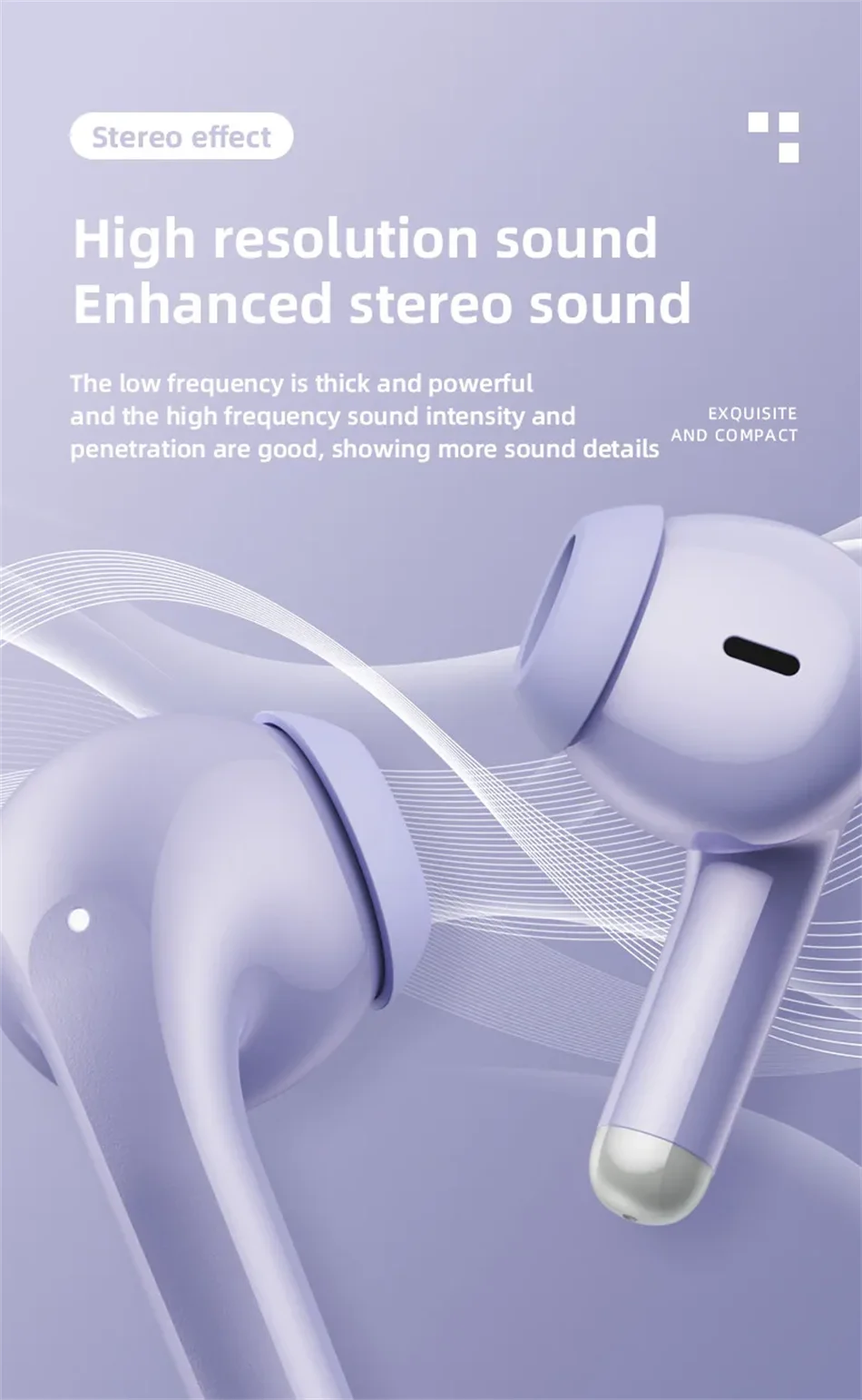 NEW Lenovo LP40 Pro TWS Bluetooth 5.3 Quick Connect Earphones  Ergonomic  Design  Headphones Powerful Transmission Speed Headset
