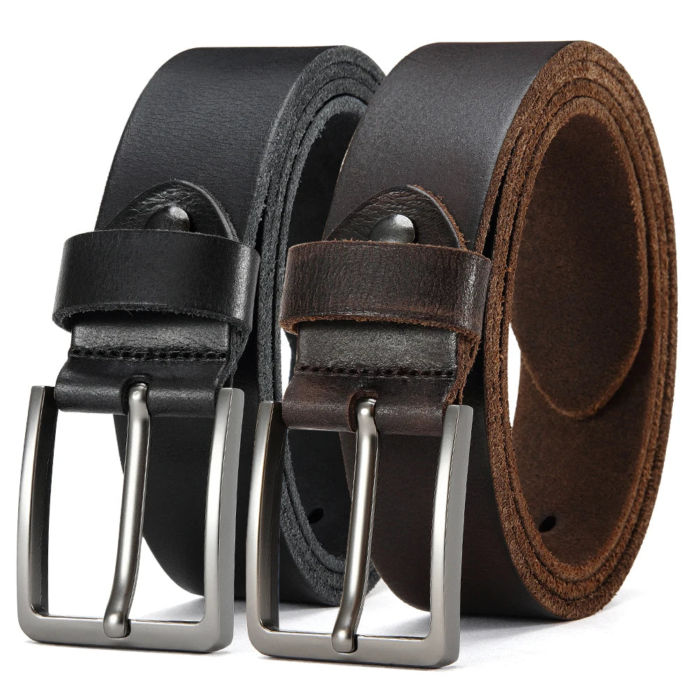 Men's Genuine Cowskin Leather Belt