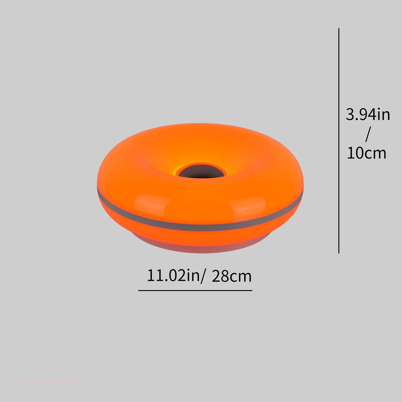 Bauhaus table lamp USB plug bedroom bedside lamp living room dining room decoration donut ambient light（Not glass）