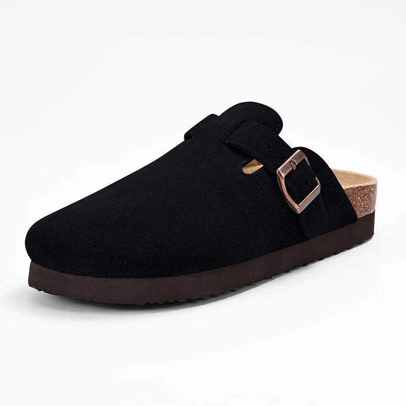 Men's Suede Mules Slippers