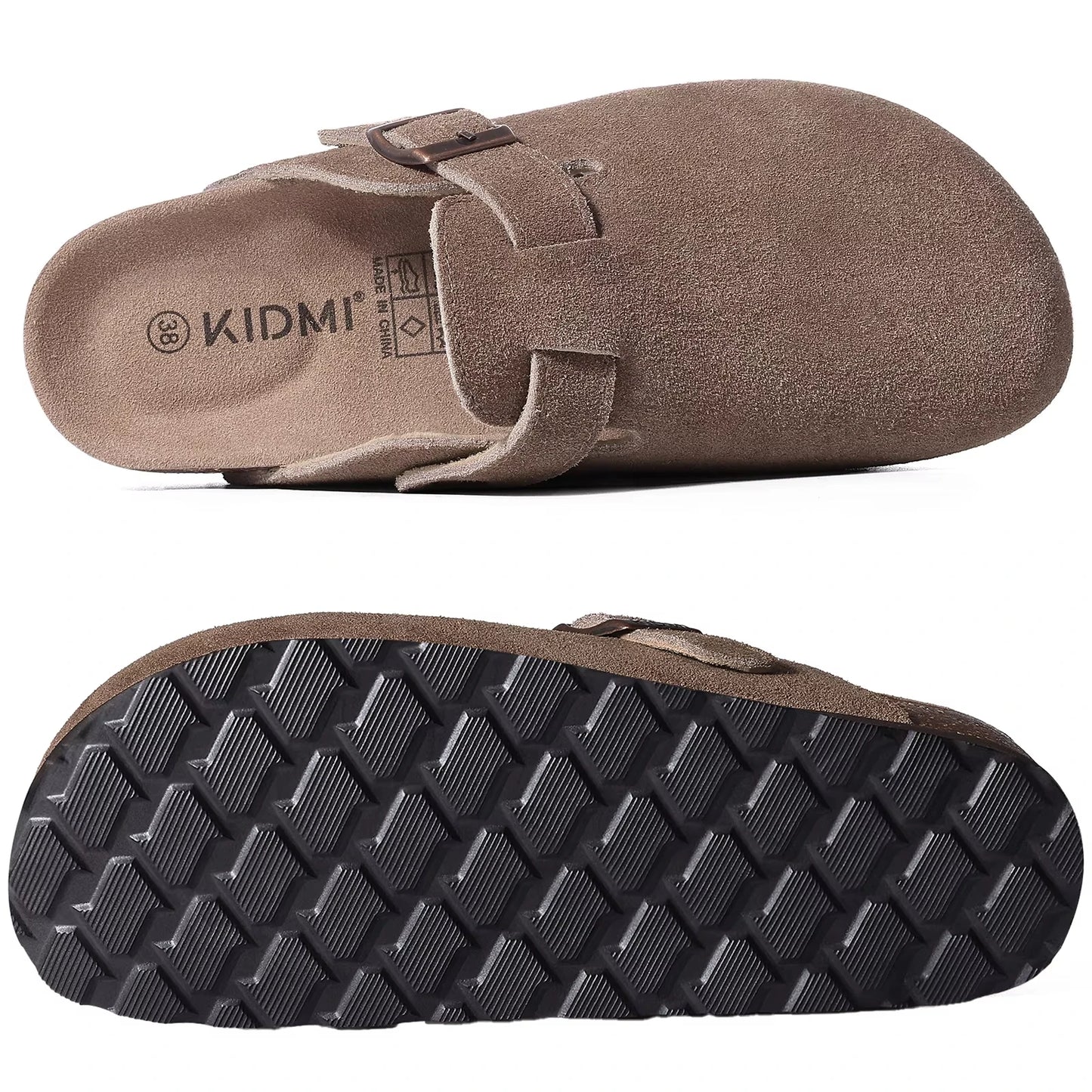 Men's Suede Mules Slippers