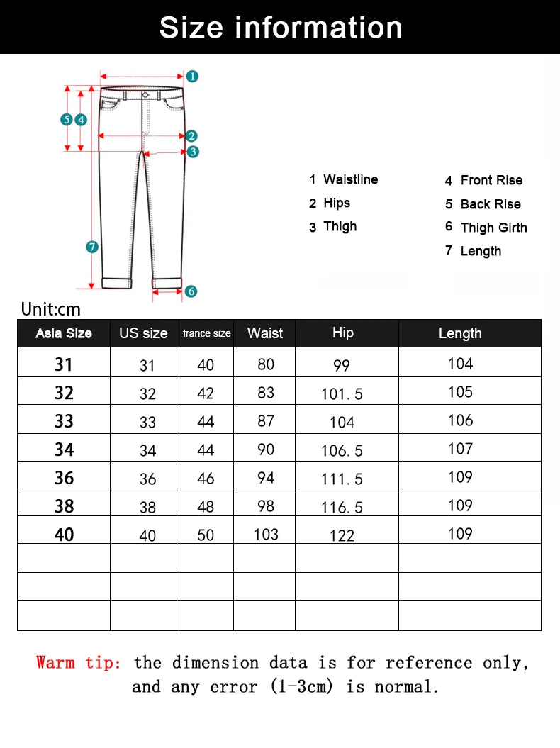 Men's Classic Straight Jeans