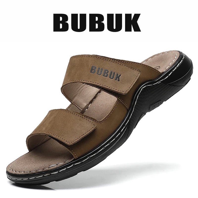 Men's Genuine Cowhide Leather Sandals