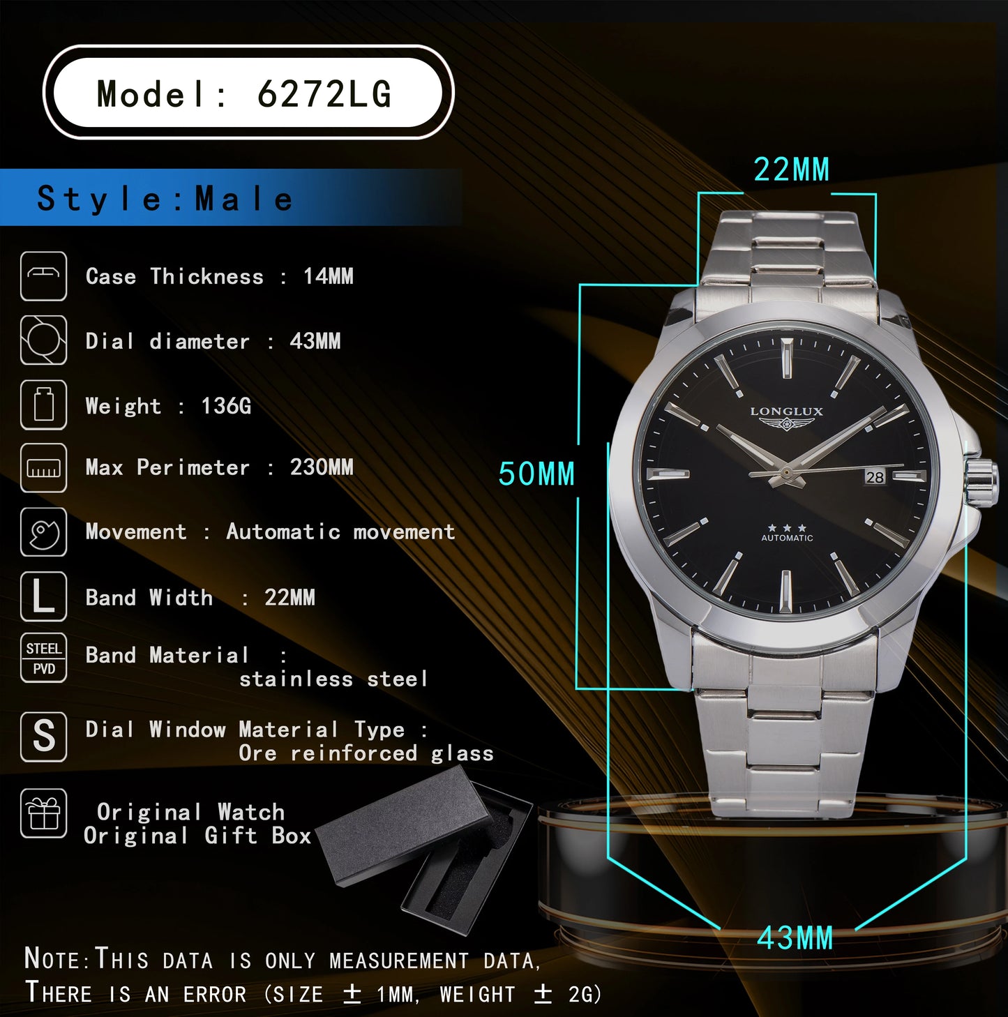 Men's Automatic Mechanical Watch