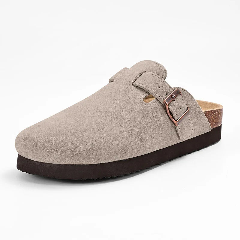 Men's Suede Mules Slippers