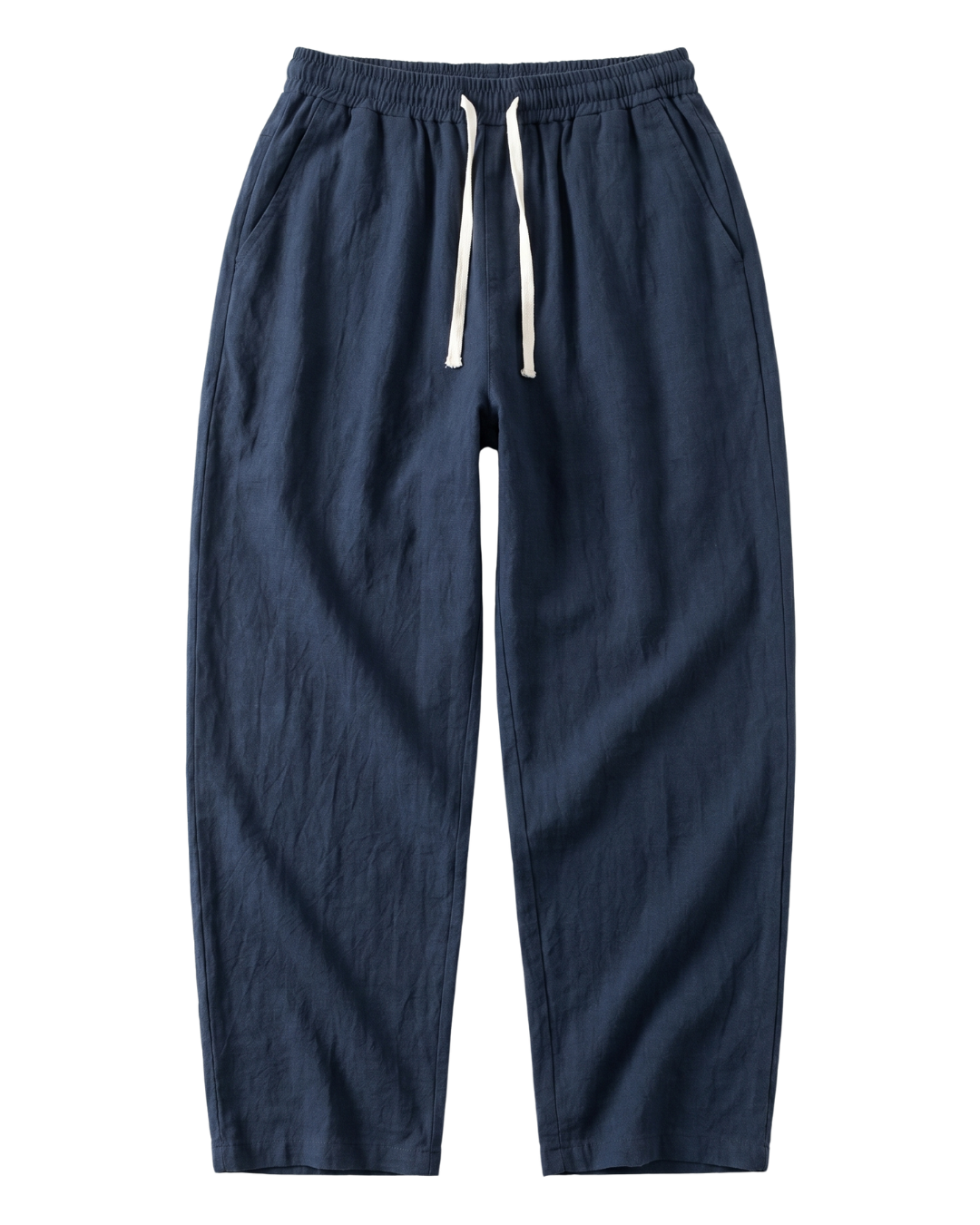 Baumwoll-Leinen-Baggy-Hose