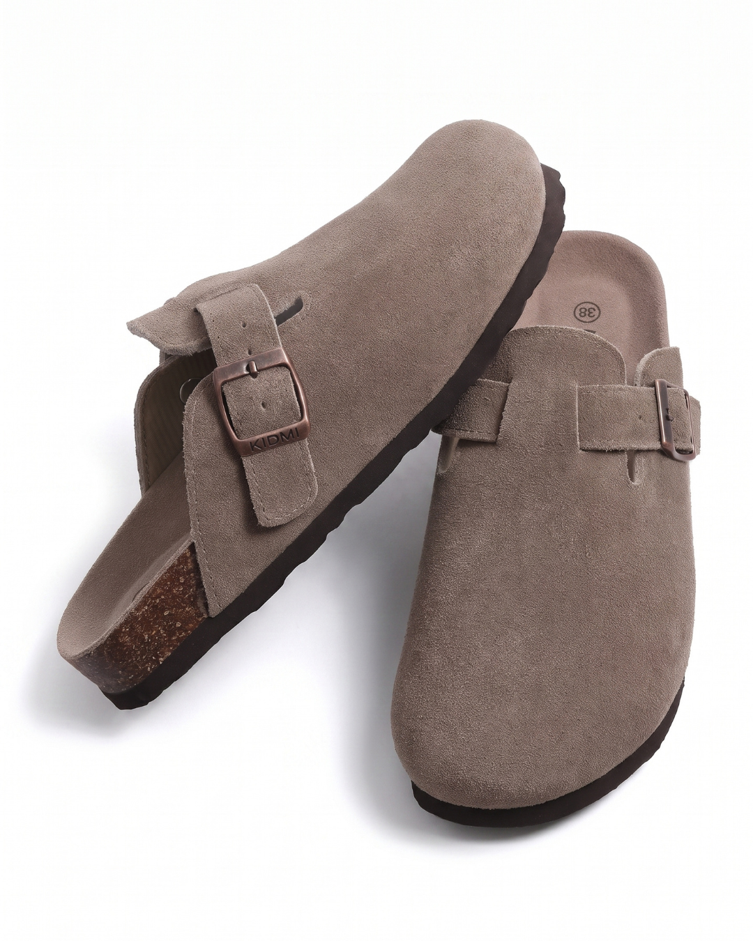 Men's Suede Mules Slippers