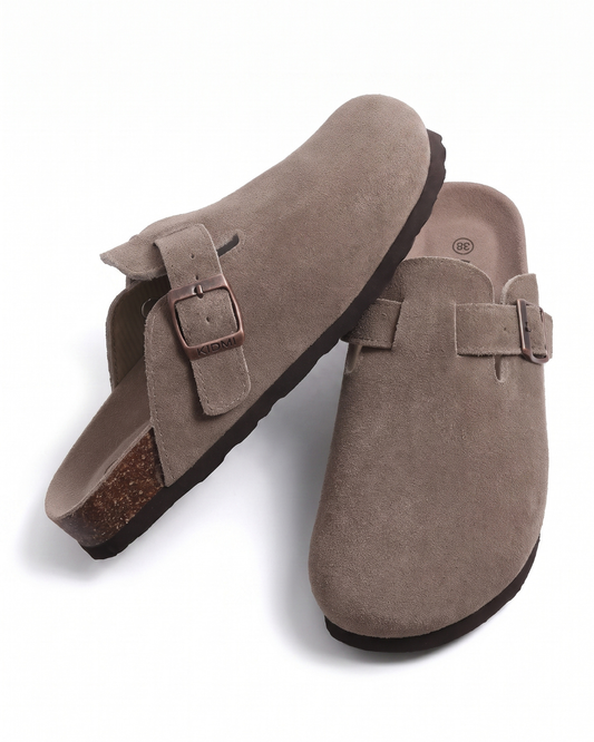 Men's Suede Mules Slippers