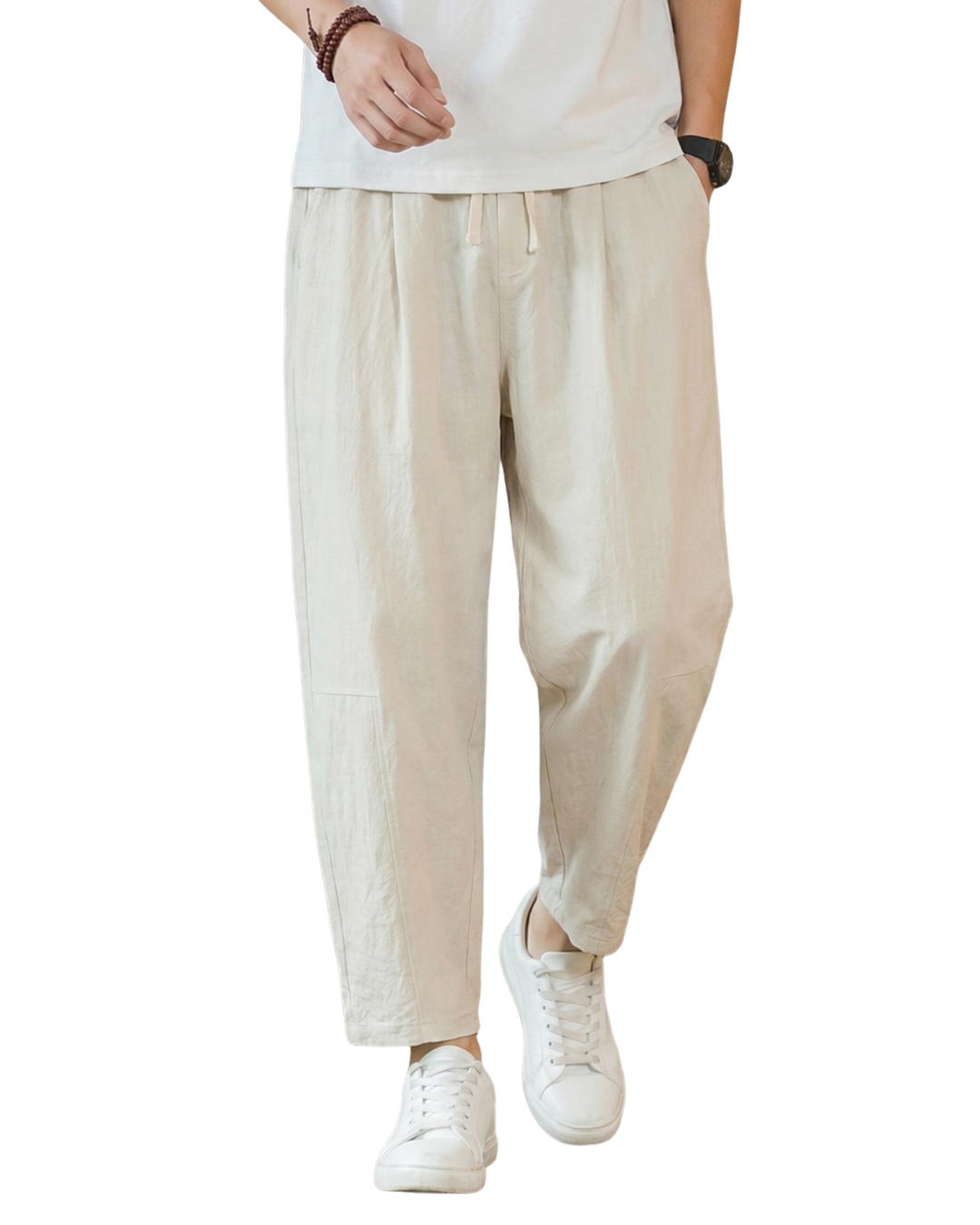 Cotton Linen Baggy Pants