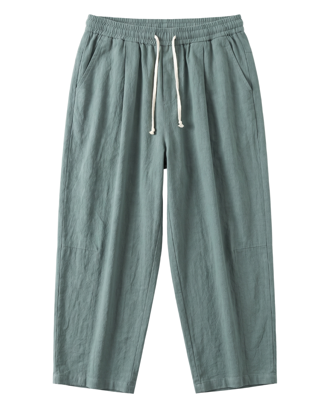 Baumwoll-Leinen-Baggy-Hose